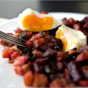 BEET GREENS & POTATO HASH